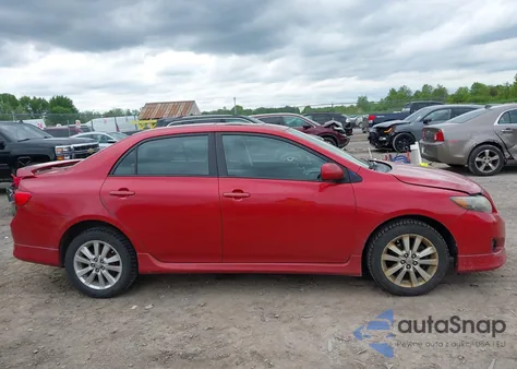 2010 Toyota Corolla S из США, поврежденный, VIN 2T1BU4EE7AC454861